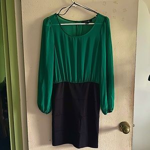 Forever 21 Color Block Bodycon Dress
